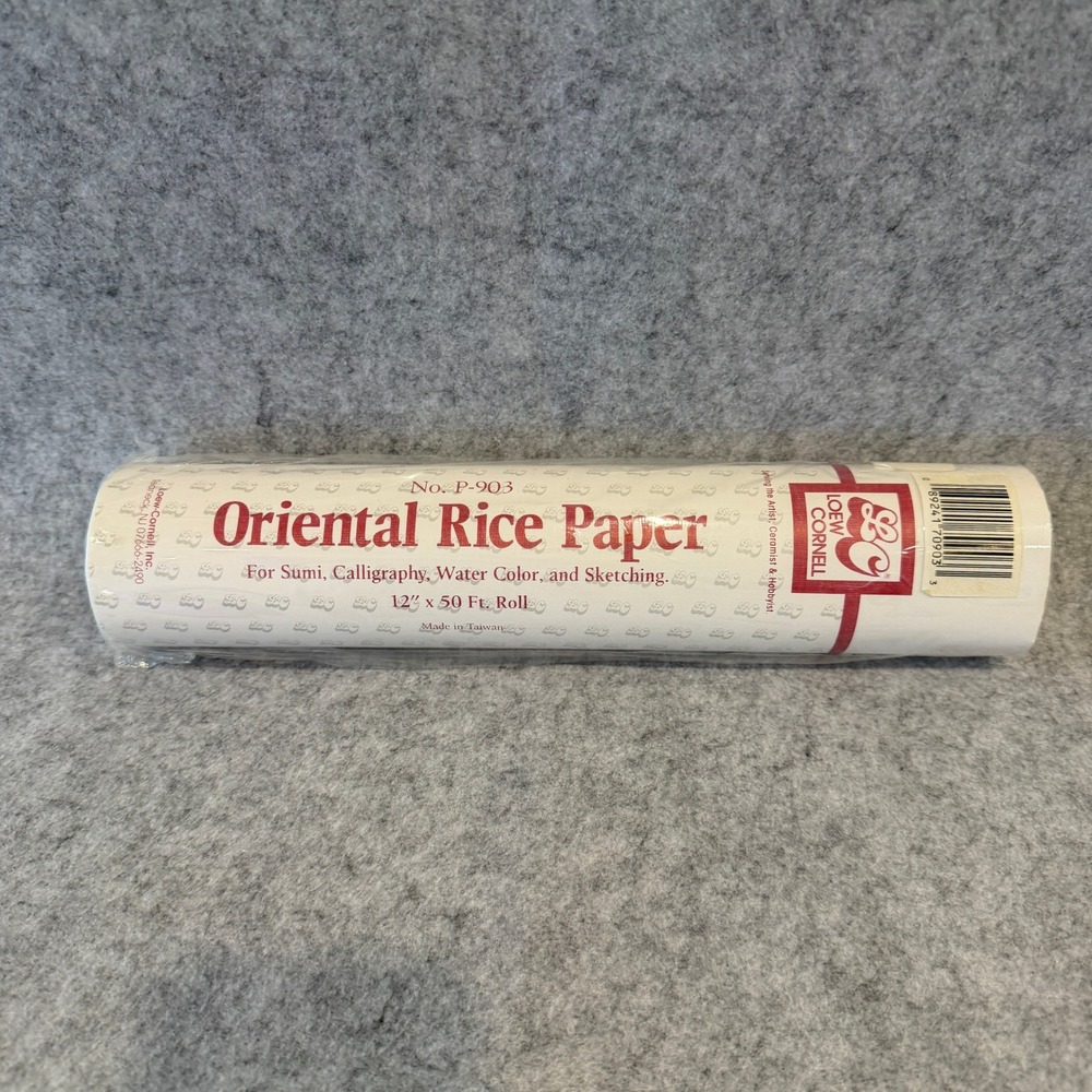 Loew Cornell Oriental Rice Paper 12"x50 Ft. Roll, New in Package